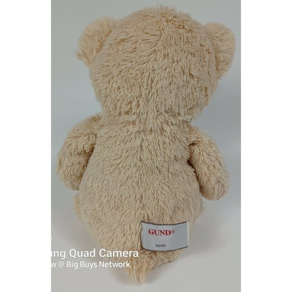 GUND Tan 12" Teddy Bear Plush Brown Thread Nose🧸 in Knit Reindeer Art  Sweater - Picture 11 of 12